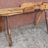 Folk art bench