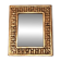 François Lembo mirror in golden ceramic