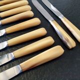Series of 12 table knives