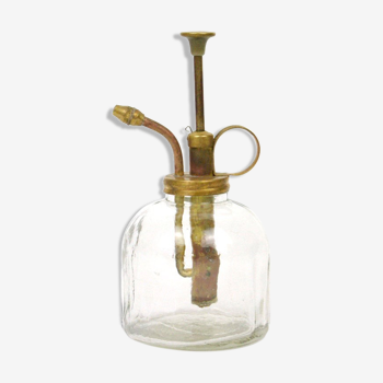 Vaporisateur vintage en verre transparent