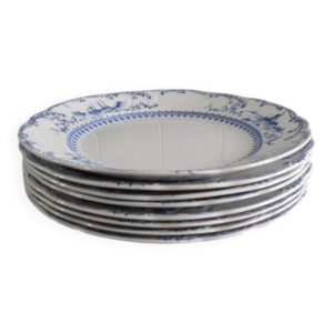 Série de 8 assiettes - delft