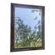 Grand miroir moulure bois nature, réhaut filet or, miroir biseauté, (La Gatvinière)