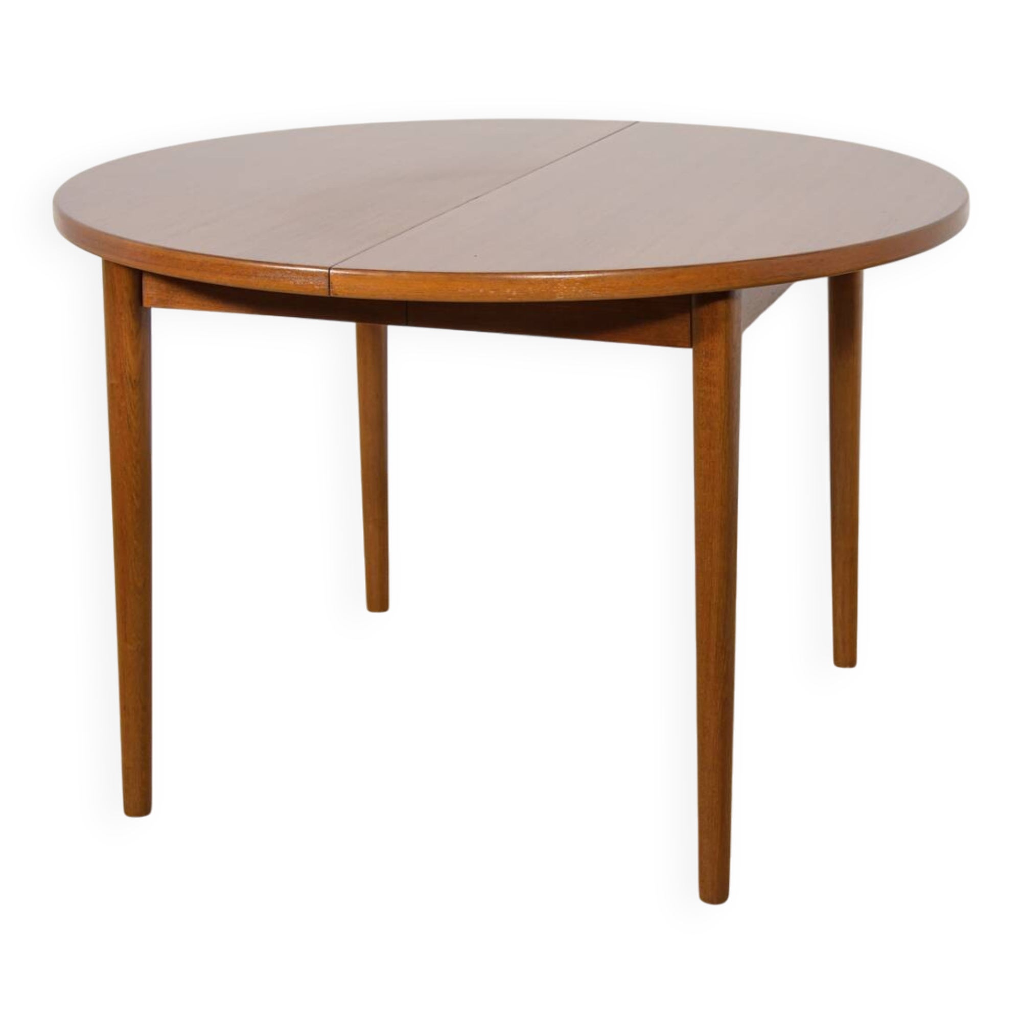 Mid-Century Round Teak Dining Table by Nils Jonsson for Hugo Troeds, Sweden