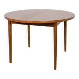 Mid-Century Round Teak Dining Table by Nils Jonsson for Hugo Troeds, Sweden