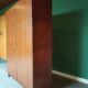 Armoire vintage scandinave en bois – penderie et étagères – années 60