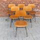 Suite of 6 industrial chairs, Germany 1960