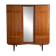 1950s wooden storage furniture with a mirror