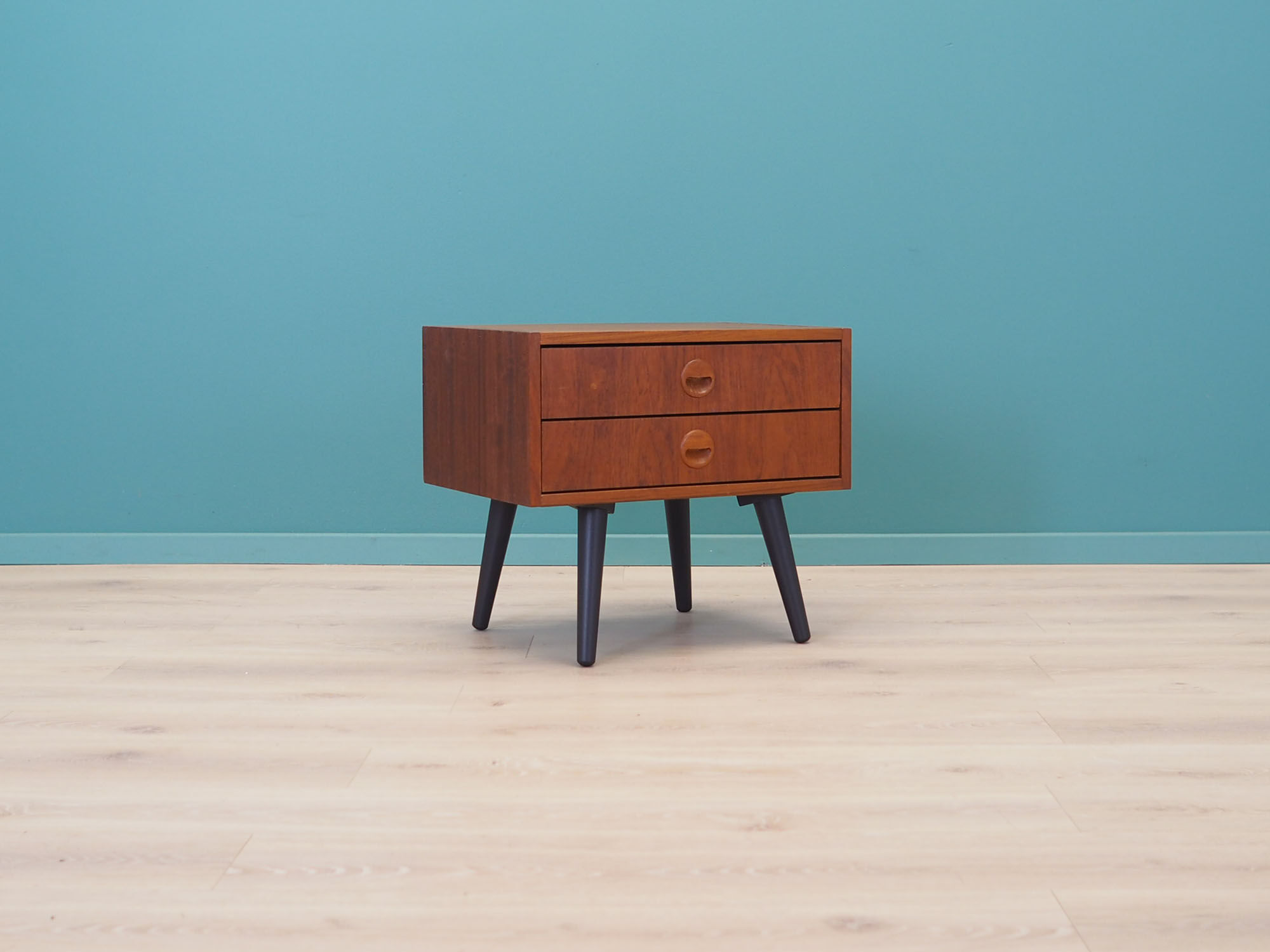 Teak bedside tables, 70s, Danish design, made in Denmark