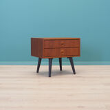 Teak bedside tables, 70s, Danish design, made in Denmark