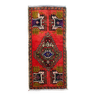 Small Vintage Turkish Rug 101x47 cm, Short Runner, Tribal, Shabby, Mini Carpet