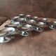 Set of stainless steel spoons