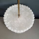 50s molded glass pendant light