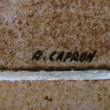 Table basse signée Roger Capron
