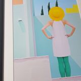 Framed screen printing