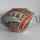 50s pottery vase numbered