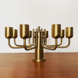 Sputnik brass flush lamp