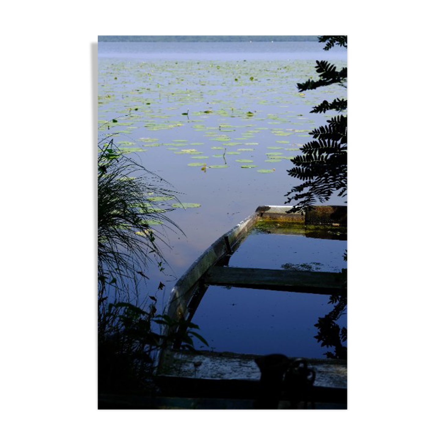 Photograph print on aluminum - Abandoned boat