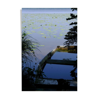 Photograph print on aluminum - Abandoned boat