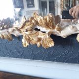 Lacquered and gilded mirror