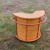 Rattan bar 70s