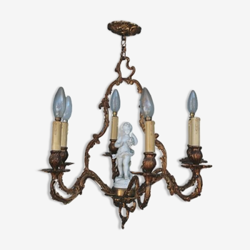 Napoleon III biscuit baby chandelier