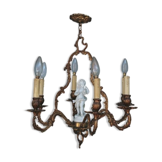 Napoleon III biscuit baby chandelier