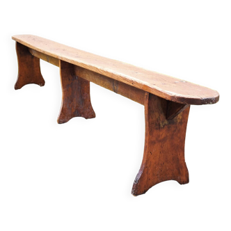 Old authentic vintage wooden farm bench No.1