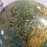 Globe earth bright black vintage