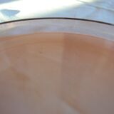 Plateau en verre rose