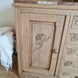 Dresser Art Deco wood brut