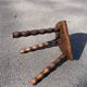 Wooden farmhouse stool