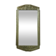 Miroir art déco bois doré 77x40cm