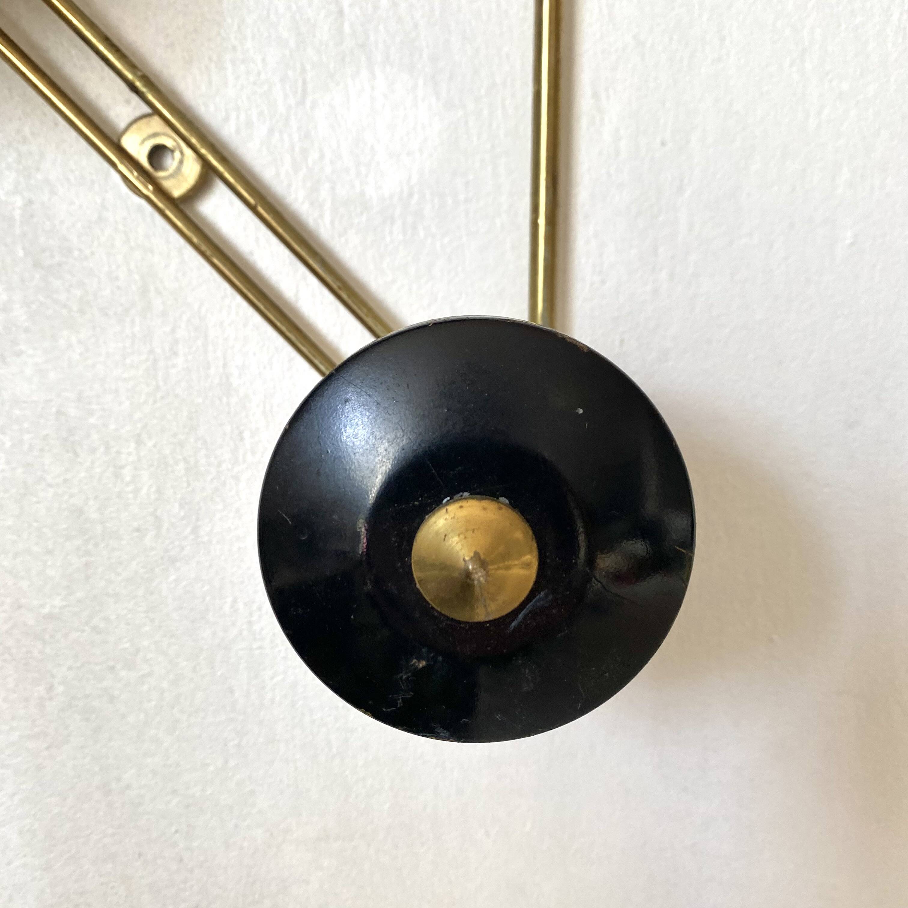 Mid century wall coat rack