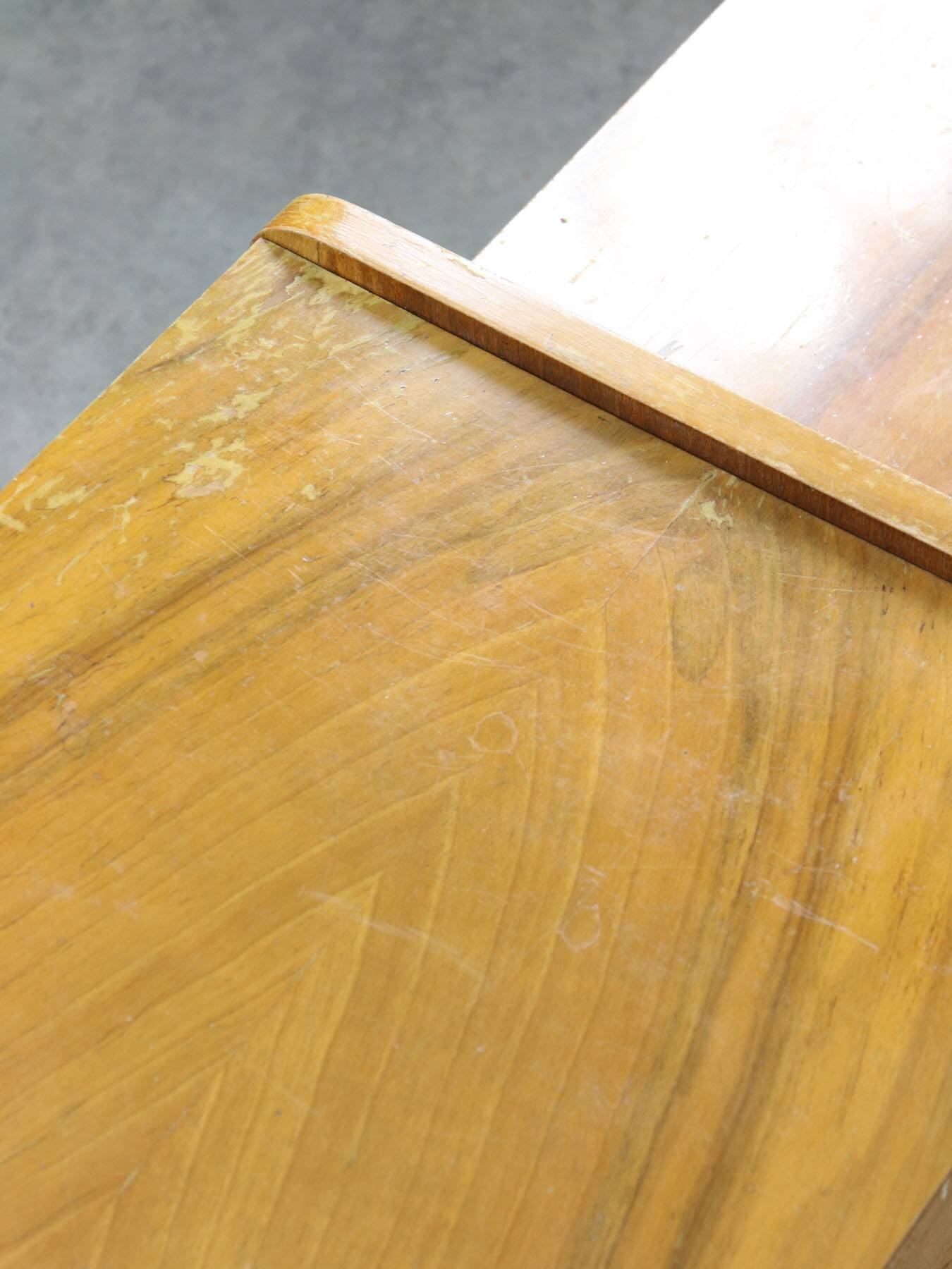 Mid-century Italian Wood and Brass Sideboard, 50s