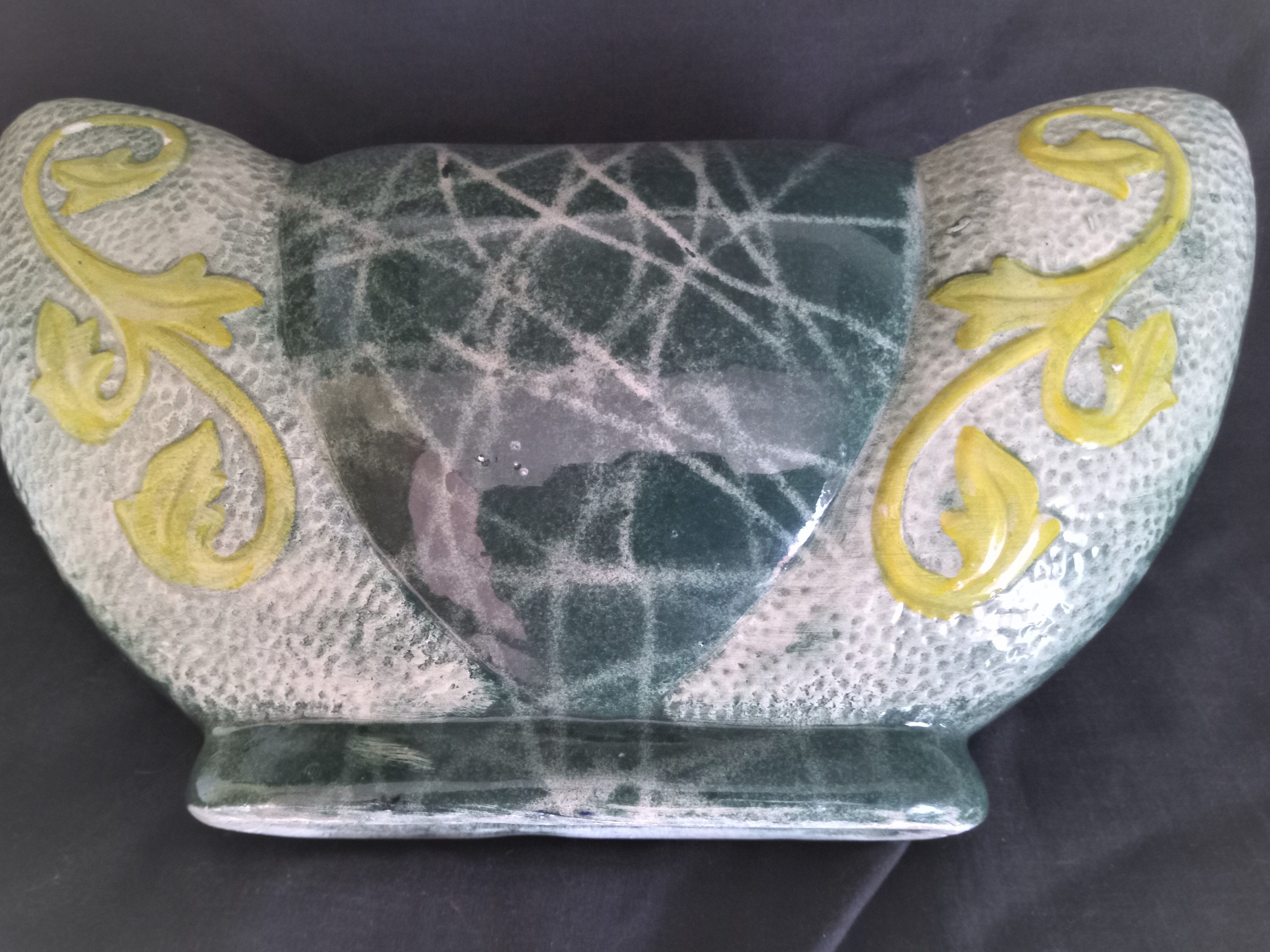 Ceramic Art Deco centerpiece