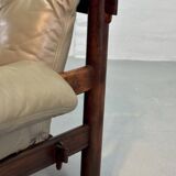 Jean Gillon Brazilian Jacarandá Wooden 3-Seat Sofa for Woodart, Brazil, 60s