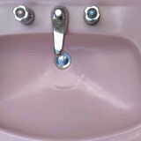 Old pink sink