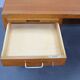Mid-century Danish teak writing desk with brass details, 1960s