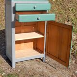 Jam cupboard / Small vintage mado buffet in restored fir