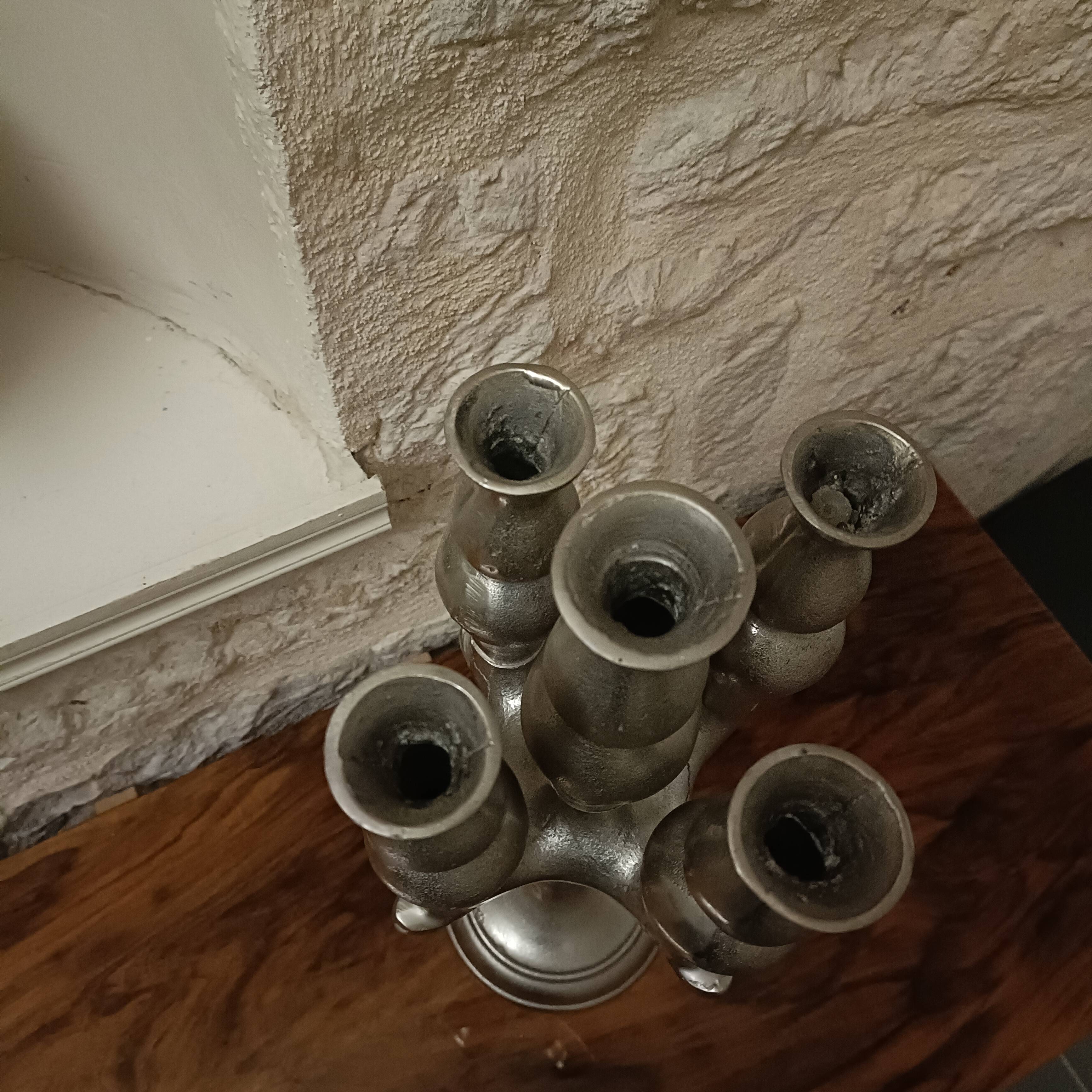 Vintage five-light candlestick