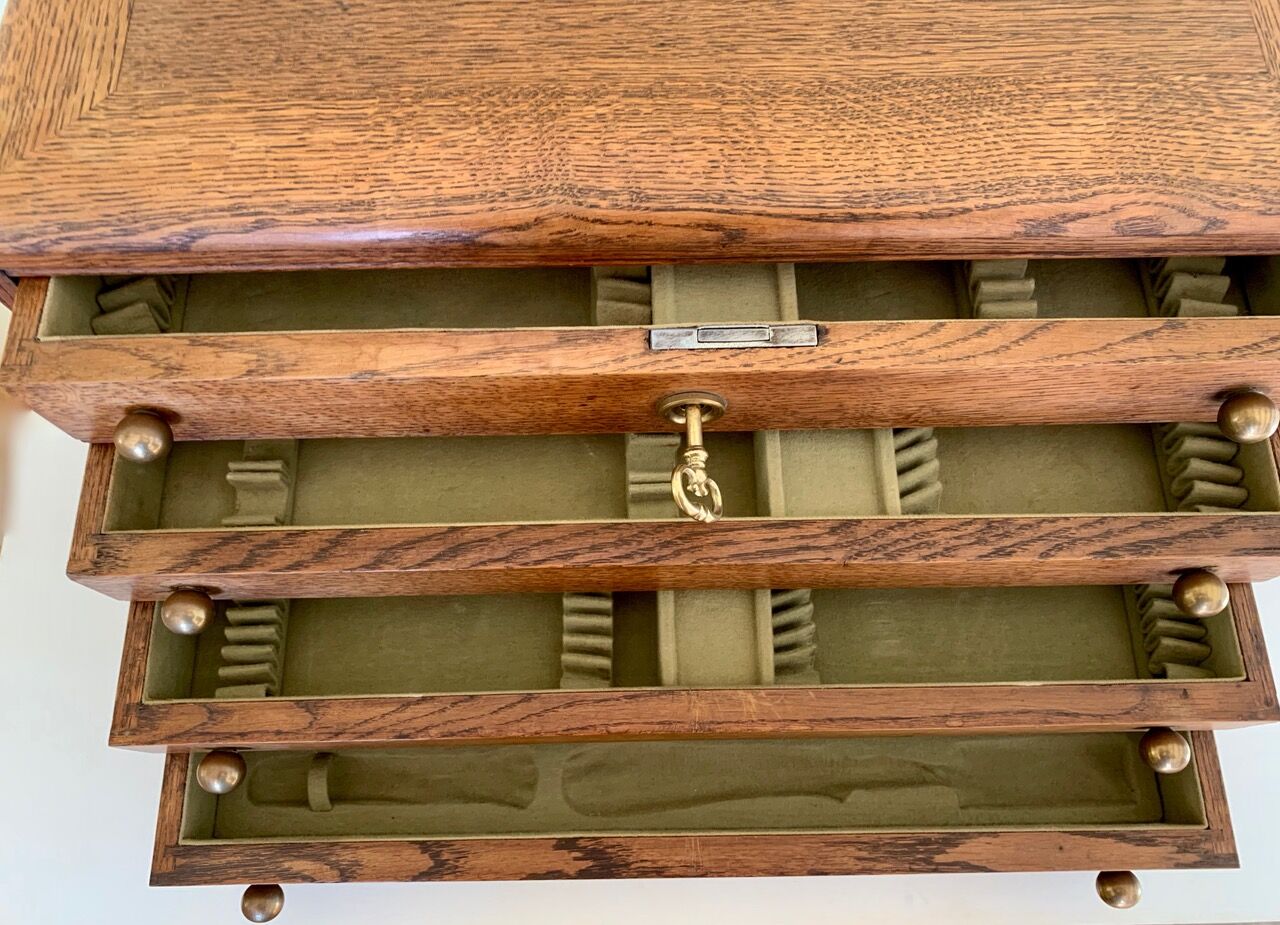 Christofle silver chest