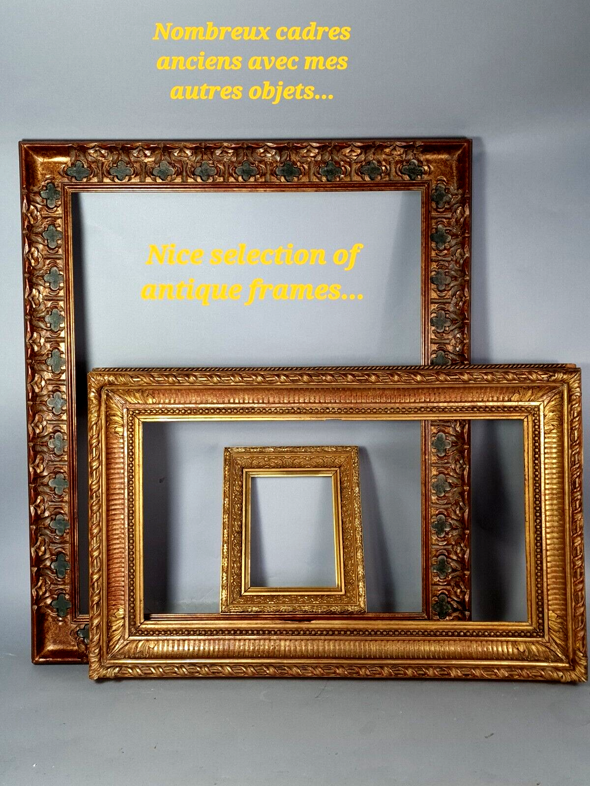 Miroir xixe siècle encadrement bois sculpté 72x54 cm sb