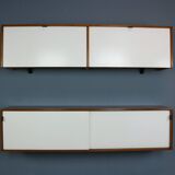 Florence Knoll for Knoll set of two hanging cabinets, model 121 + 123 W-1, 1947