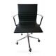 Eames Aluminium Group office chair, ICF edition, black leather, year