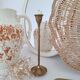 Vintage brass candle holder
