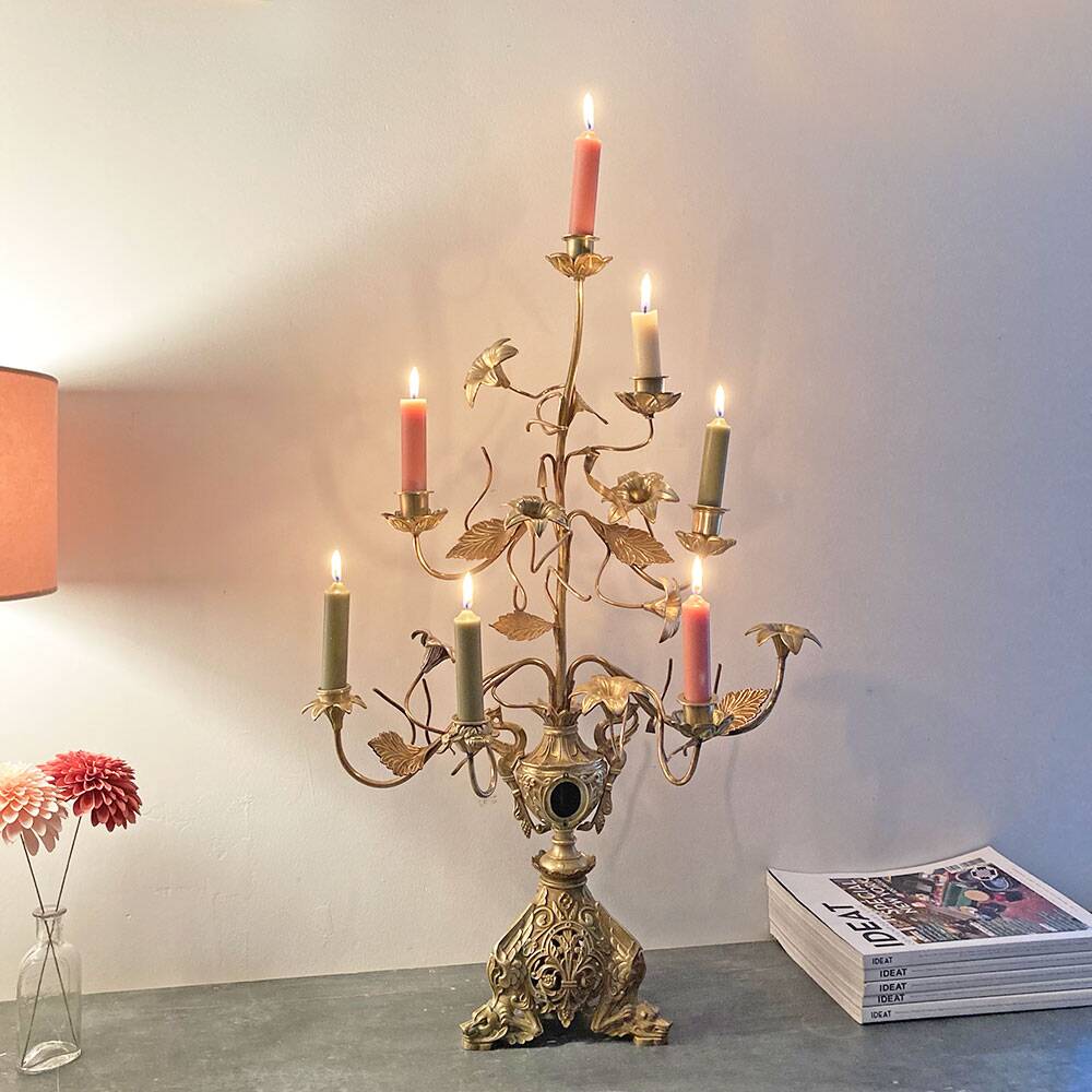 19th century church candlestick