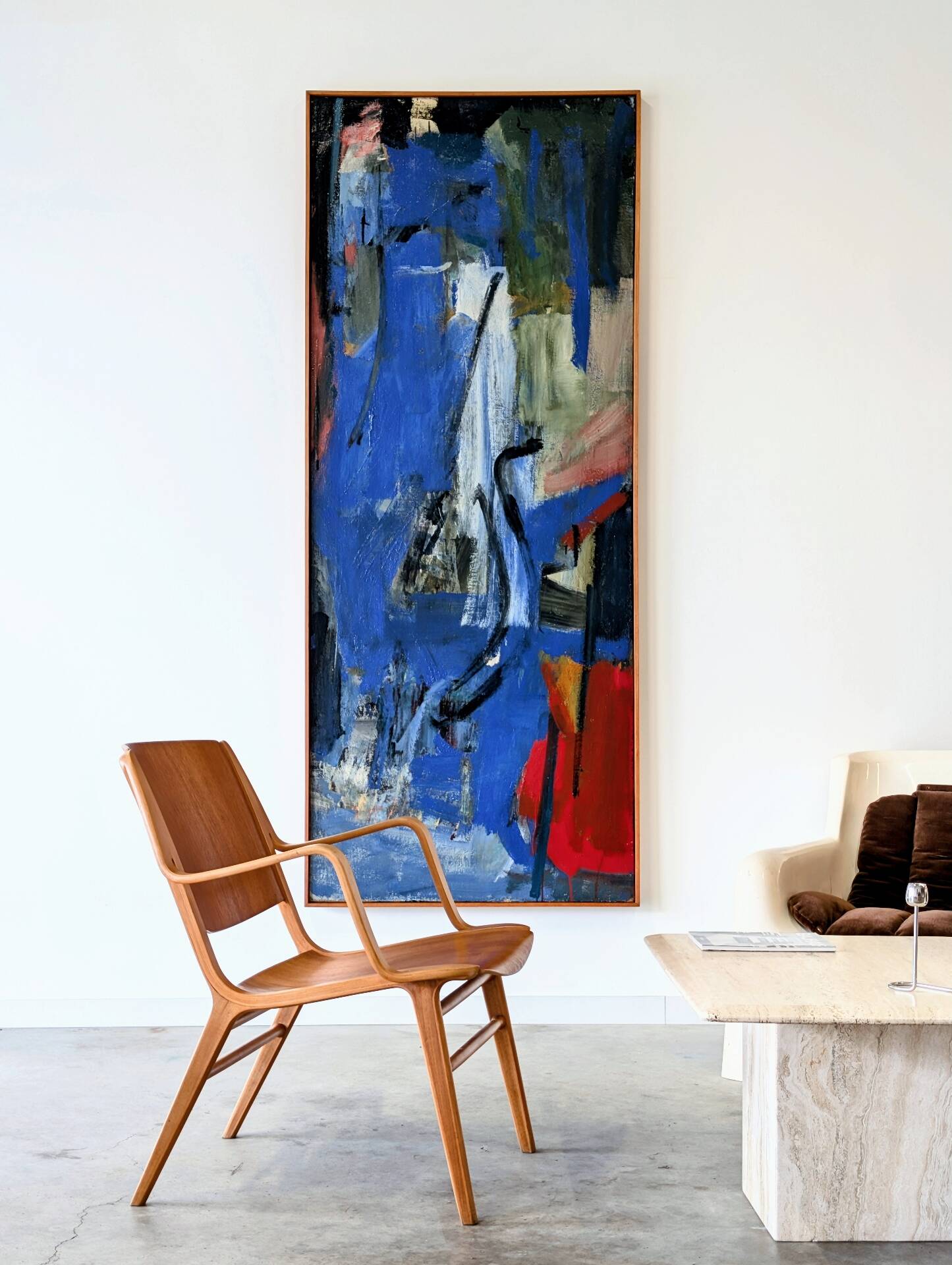 Danish vintage armchair model Ax, Peter Hvidt ed. Fritz Hansen, 1950s