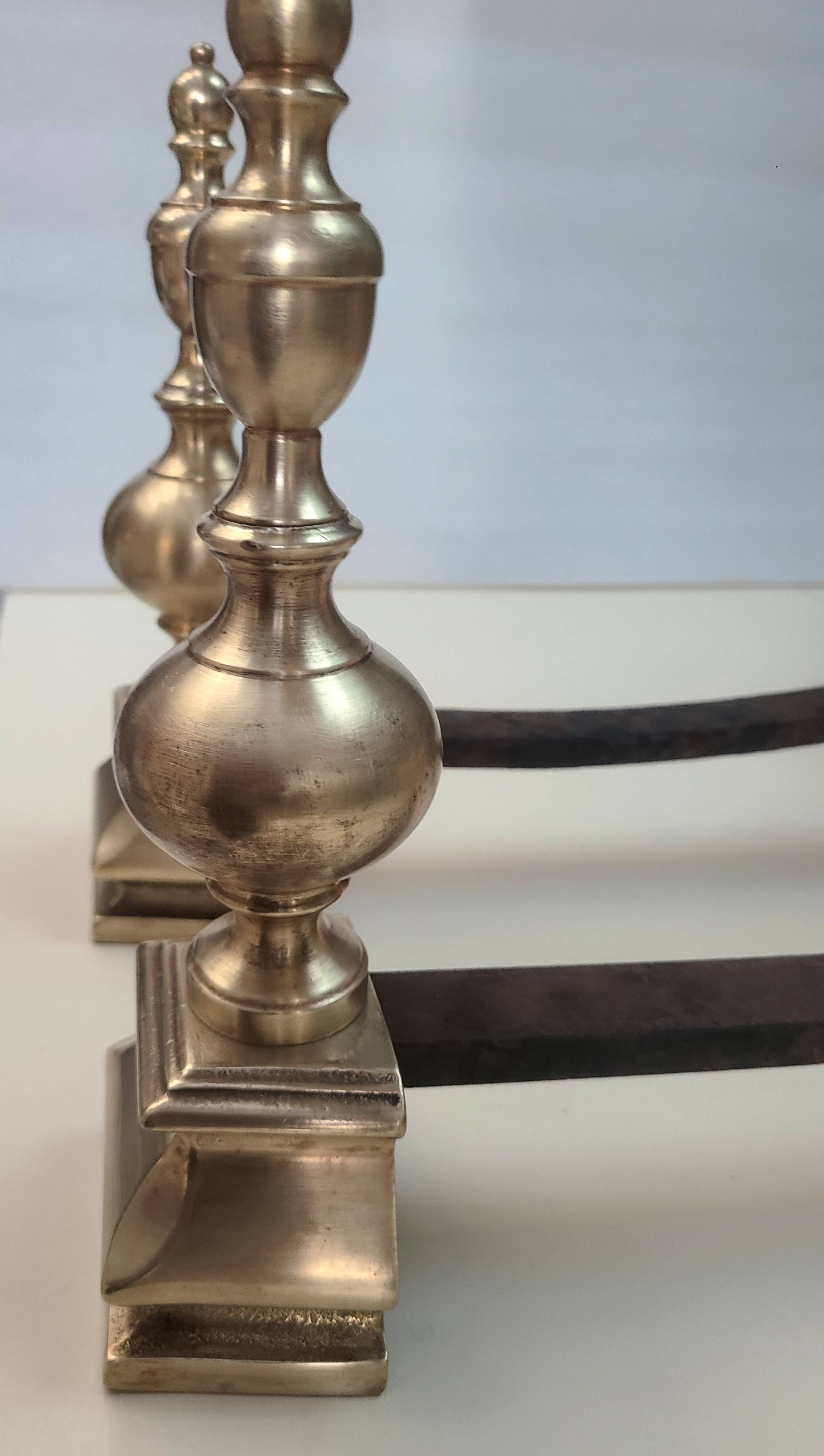 Louis Philippe andirons