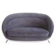 Grey velvet sofa by Guglielmo Veronesi for ISA, circa 1950.