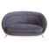 Grey velvet sofa by Guglielmo Veronesi for ISA, circa 1950.
